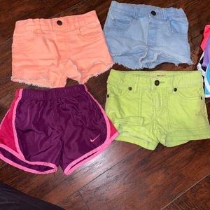 4pc girls shorts